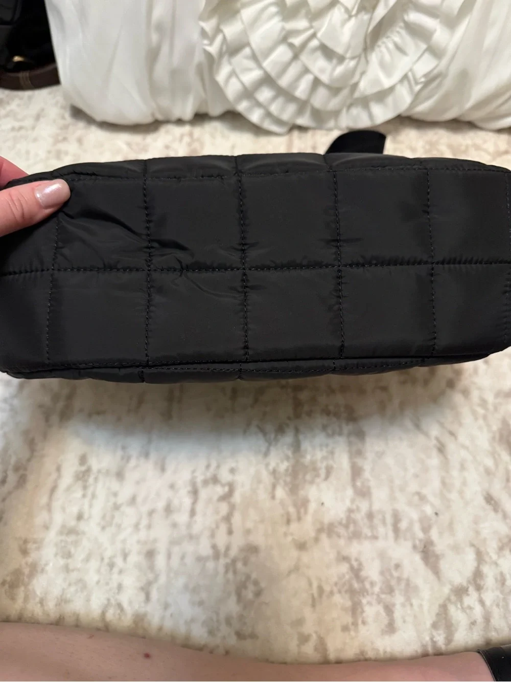 Reebok Black Quilted Bag